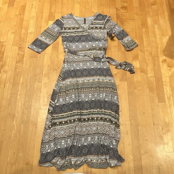 Jean-Pierre Klifa Dresses & Skirts - NEW jersey-knit maxi dress grey Large Jean-Pierre Klifa Paris